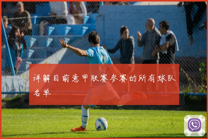 详解目前意甲联赛参赛的所有球队名单